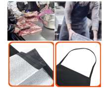 ผ้ากันเปื้อน PVC สีดำ ขนาด 66*108 ซม ทนความร้อน โดนความเย็นไม่เสียรูป มีสินค้า 1000 ชิ้น