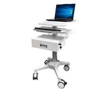 รถเข็นวางคอมพิวเตอร์เคลื่อนที่ รถเข็นตรวจห้อง ปรับความสูงไม่ได้ A12Z326-3 0