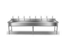 อ่างสแตนเลส หลุมยาว 1 หลุมสั่งทำตามได้