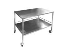 โต๊ะวางเครื่องมือแพทย์โต๊ะสแตนเลส2ชั้น ขนาด 60*135*80 ซม. 0