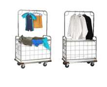 รถเข็นผ้า สแตนเลส เกรด304  300 กก CW-076-7-1(ไทย) 0