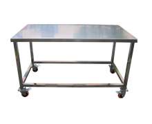 โต๊ะสแตนเลสมีล้อ 0