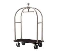 รถเข็นกระเป๋าสแตนเลส เนื้อทราย 0