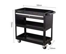 รถเข็นเครื่องมือช่าง 3 ชั้น 1 ลิ้นชัก ขนาด 350*700*755 mm. 0