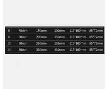 ล้อยางเติมลม ขนาด 8 นิ้ว 150กก ต่อล้อ