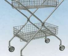 รถเป็นของสแตนเลส 2 ตะกร้า เกรด 304 รุ่น CW-307-3