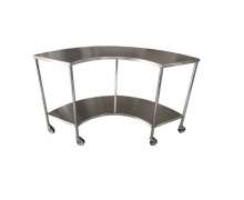 รถเข็นสแตนเลส 2 ชั้น เกรด304 หนา1.2 มิล ท่อ 1.5 นิ้ว ล้อ 4 นิ้ว สั่งทำได้ 0