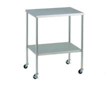 รถเข็นสแตนเลส 2 ชั้น เกรด304 หนา1.2 มิล ท่อ 1.5 นิ้ว ล้อ 4 นิ้ว สั่งทำได้ 0