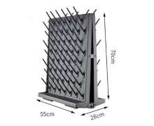 ที่ตากเครื่องแก้ว pegboard drying rack ขนาด 55 x70 cm. (ตากได้ 52 ชิ้น) ยี่ห้อ CW