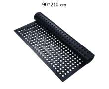 แผ่นยางปูพื้นกันลื่น ขนาด 60*90 (600*900mm) สีดำ 0
