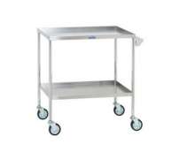 รถเข็นสแตนเลส2ชั้นมีกันตก4ด้าน 0