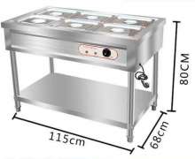 โต๊ะอุ่นอาหารสแตนเลส FOOD WARMER