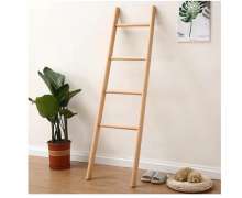 Clothes rack ราวแขวนผ้า ทำด้วยไม้ ขนาด 51*165 ซม. 0