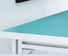 โต๊ะทำงานป้องกันไฟฟ้าสถิตย์ ESD โต๊ะปฏิบัติการโรงงานอิเล็กทรอนิกส์  อลูมิเนียม แผ่น ESD สีเขียวหนา 2 มิล