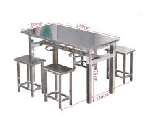 โต๊ะชุดสแตนเลส รับประทานอาหาร เกรด 304 