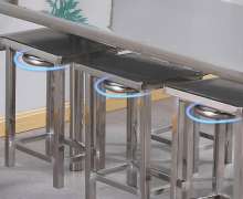 โต๊ะชุดสแตนเลส รับประทานอาหาร เกรด 304 