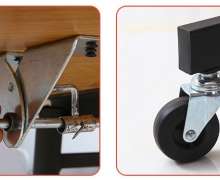 โต๊ะกลมพับเก็บได้ โต๊ะoval table  โต๊ะกลมรูปไข่ มี 4 ขนาด ให้เลือก พื้นผิวสีไม้