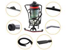 เครื่องดูดฝุ่น80 ลิตร 3 มอเตอร์ 3000 วัตต์ มีขายึดหัวดูดด้านหลัง