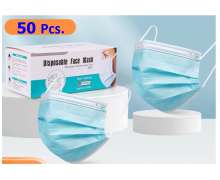 หน้ากากอนามัย 3 ชั้น ใช้แล้วทิ้ง 1กล่องมี50ชิ้น มีทั้งแบบแพ็คต่อชิ้นและไม่แพ็คต่อชิ้น 0