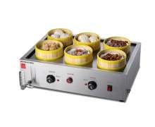 รถเข็นติ่มซำ ขนาด 6 ช่อง