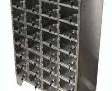 ตู้เก็บรองเท้าสแตนเลสประตูอคริลิค 30 ช่อง