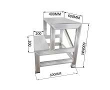 บันไดอลูมิเนียม 2 ขั้น 3 ขั้น 4 ขั้น 5 ขั้น 0