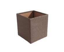 ตะกร้าหวายเที่ยมใส่ผ้าใช้แล้วทรงสี่เหลี่ยม ขนาด 33*33 สูง 36 ซม. 0