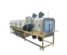 เครื่องล้างกะบะพลาสติก 3 โซน มีระบบเป่าลม