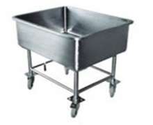 อ่างแช่ อ่างล้างสแตนเลสมีล้อ ขนาด 300 ลิตร 0