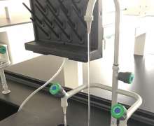 ที่ตากเครื่องแก้ว pegboard drying rack ขนาด 55 x70 cm. (ตากได้ 52 ชิ้น) ยี่ห้อ CW