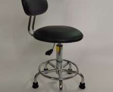 เก้าอี้สแตนเลสมีพนักพิงมีเบาะรองนั้งปรับสูงต่ำได้