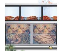 ตู้เย็นสแตนเลสแช่โชว์อาหาร