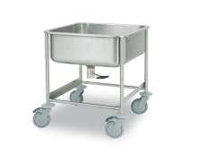 อ่างแช่ อ่างล้างสแตนเลสมีล้อ ขนาด 300 ลิตร