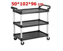 รถเข็นเก็บจาน รถเข็นเก็บเศษอาหาร ขนาด 50*102 สูง 90 ล้อมีเบรค2ล้อ 0