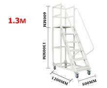 บันไดหยิบของ บันไดเหล็กมีล้อ 0.6 เมตร - 4 เมตร  เลือกสีได้ค่ะ แบบหนา