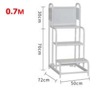 บันไดหยิบของ บันไดเหล็กมีล้อ 0.6 เมตร - 4 เมตร  เลือกสีได้ค่ะ แบบหนา