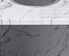 ถังขยะสแตนเลส+ฝาสแตนเลสใช้ติดตั้งกับเคาเตอร์  เกรด304 หนา 1.2 มิล