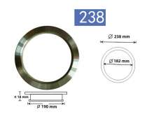 ขอบช่องทิ้งขยะติดเคาเตอร์ สแตนเลส 304 ขนาด 12.9/15.2/16/17.5/20.8/21/23.8/25.2/26.2 ซม.มีสินค้า