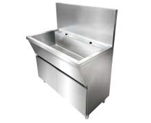 อ่างล้างมือแพทย์สแตนเลส ซิงค์สแตนเลส ก็อกน้ำธรรมดา /ก็อกน้ำอัตโนมัติเซ็นเซอร์ 0