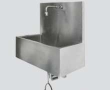 ซิงค์สแตนเลสเข่าดัน แขวนผนัง 1 หลุมยาว ขนาด 1000*535*875 mm. 0