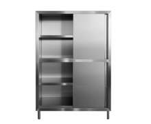 ตู้สแตนเลส 4 ประตู 4 ชั้น ขนาด 47*80*180 ซม.