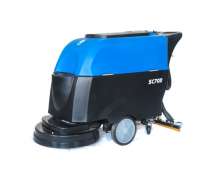 เครื่องขัดพื้นออโต้สครับเบอร์แบบเดินตาม Aotu Scrubber Floor Machien ขนาด20 นิ้ว(550m) ใช้แบตเตอรี่ ยี่ห้อ SUPER CLEAN รุ่น SC70D 0