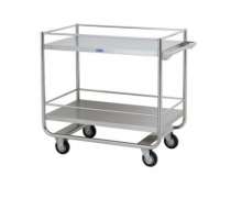 รถเข็นสแตนเลส2ชั้น CW-167-1-1 ขนาด : 24x40x36 นิ้ว(60*100สูง90ซม.) 0