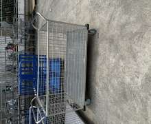 รถเข็นผ้าสแตนเลส 304 รุ่นCW-002-0-1 (ไทย) ขนาด 80*120*95 ซม.