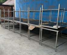 โต๊ะสแตนเลส  1 ชั้น T4-1  ขนาด 70*100*75 ซม. (หนา1.2มิล)เกรด304 โต๊ะสแตนเลส  1 ชั้น T4-1  ขนาด 70*100*75 ซม. (หนา1.2มิล)เกรด304