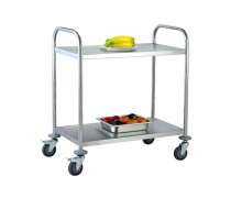 รถเข็นสแตนเลส2ชั้น หนา 1.2 มิล  0