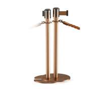 เสากั้นทางเดินสแตนเลสสีโรลด์โกลด์ 0