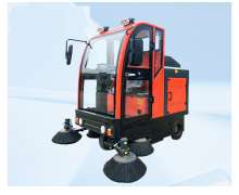 เครื่องกวาดพื้น รถกวาดพื้นแบบนั่บขับ 200 ลิตร รุ่น DS2000 0