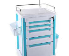 รถเข็นทางการแพทย์ ABS ขนาด 625*475*920 mm.