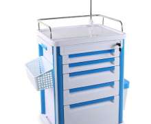 รถเข็นทางการแพทย์ ABS ขนาด 625*475*920 mm.